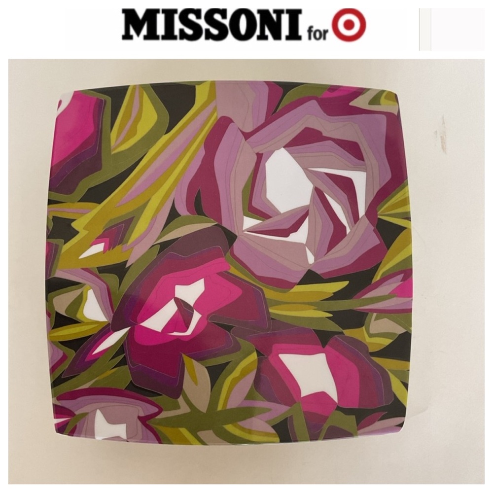 Missoni for Target Melamine Floral dinner plates set of eight
